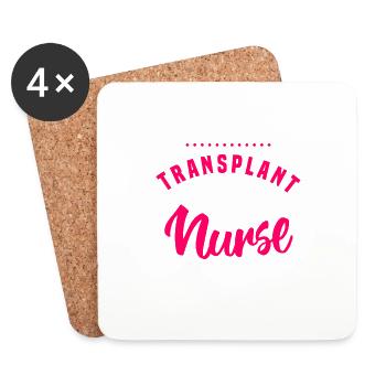 A Legendary Transplant Nurse Has Retired - Coasters (set of 4) - white - Front