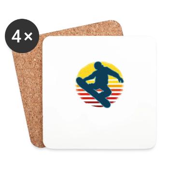 It's A Snowboard Thing You Wouldn't Understand - Coasters (set of 4) - white - Front