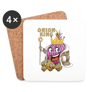 ONION KING - Untersetzer (4er-Set) - Weiß - Vorne