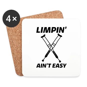 Limpin' Ain't Easy 12 - Untersetzer (4er-Set) - Weiß - Vorne
