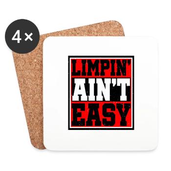 Limpin' Ain't Easy 14 - Untersetzer (4er-Set) - Weiß - Vorne