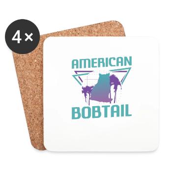 I Don't Go Anywhere Without My Bipod Coyote - Coasters (set of 4) - white - Front