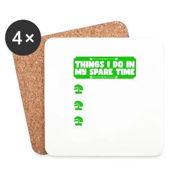 Bonsai Tree Gift Japan Bonsai Garden - Coasters (set of 4) - white - Front