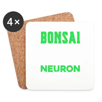 Bonsai Tree Gift Japan Bonsai Garden - Coasters (set of 4) - white - Front