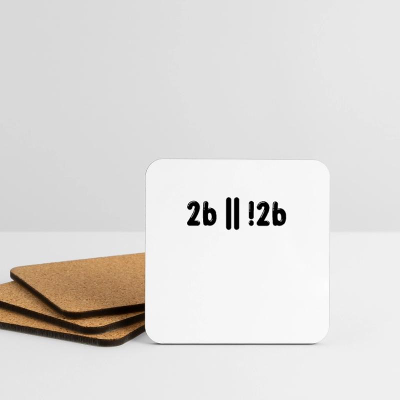 Sein Oder Nicht Sein Programmer Informatiker Gift Untersetzer (4er-Set)