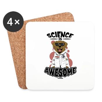 Science Is Awesome - Coasters (set of 4) - white - Front