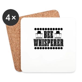 Bee Whisperer Beekeeping Loves Honeybee Beekeeper - Untersetzer (4er-Set) - Weiß - Vorne