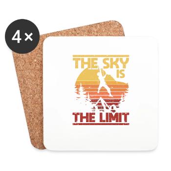 The sky is the limit Alpine Outdoor Speed - Coasters (set of 4) - white - Front