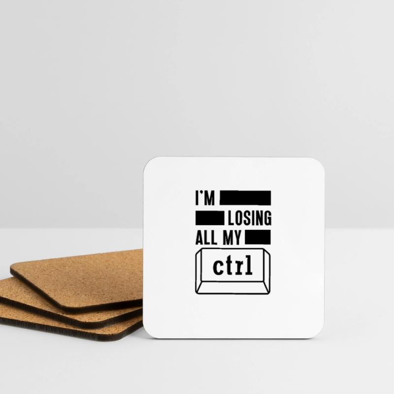 Cyber Security Computer Key Software Engineer Coasters (set of 4)