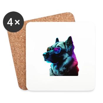 Anatolian Shepherd Dog Dogs Anatolian Shepherd - Coasters (set of 4) - white - Front