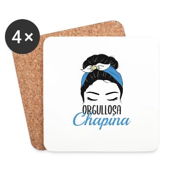 Guatemala Guatemalan Flag DNA I Gift - Coasters (set of 4) - white - Front