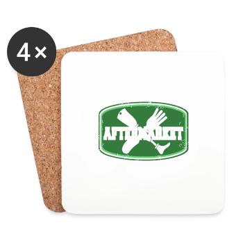 Contain Aftermarket Product Funny Prosthesis - Coasters (set of 4) - white - Front