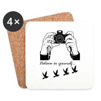 Photographer for passion - Coasters (set of 4) - white - Front