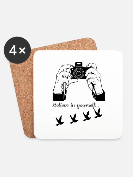 Photographer for passion - Coasters (set of 4) - white