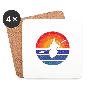 Rowing Team Rowing Rowing Club Rowing - Coasters (set of 4) - white - Front