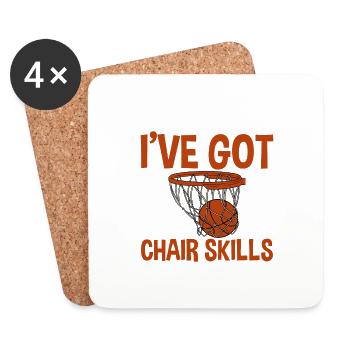 I've Got Chair Skills 4 - Untersetzer (4er-Set) - Weiß - Vorne