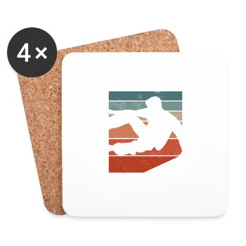 Je Peux Pas J'ai Parkour Traceur - Dessous de verre (lot de 4) - blanc - Devant