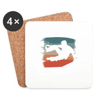 Je Peux Pas J'ai Parkour Traceur - Dessous de verre (lot de 4) - blanc - Devant