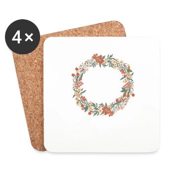 Unpaid Detective Shirt, Basically A Detective Shir - Coasters (set of 4) - white - Front