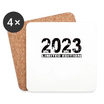 Limited Edition 2023 - Untersetzer (4er-Set) - Weiß - Vorne