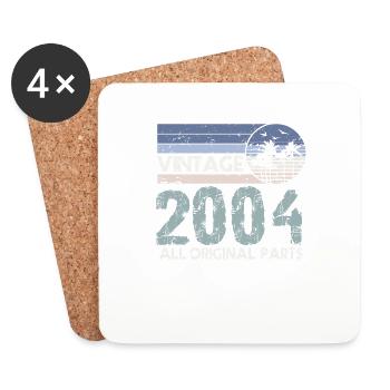 Limited Edition 2004 Vintage - Untersetzer (4er-Set) - Weiß - Vorne