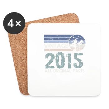 Édition Limitée Millésime 2015 - Dessous de verre (lot de 4) - blanc - Devant