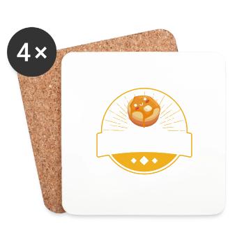 Pancakes Food Lover Meilleur Pancake Maker - Dessous de verre (lot de 4) - blanc - Devant