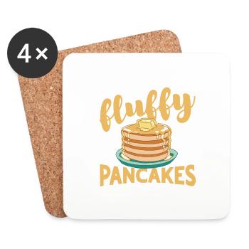 Pancakes Food Lover Best Pancake Maker - Coasters (set of 4) - white - Front
