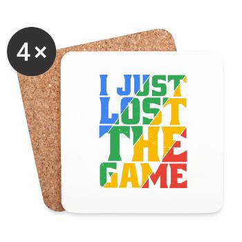 I Just Lost The Game 9 - Untersetzer (4er-Set) - Weiß - Vorne