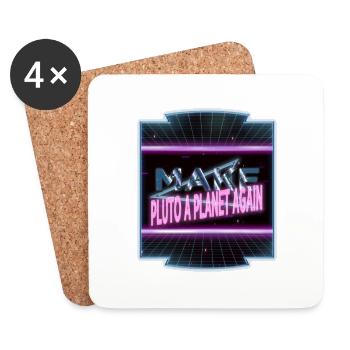 gift fun art humor sayings funny funny quote - Coasters (set of 4) - white - Front