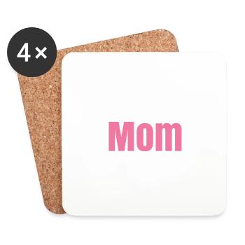 Best Mom Ever Für Alle Mütter - Untersetzer (4er-Set) - Weiß - Vorne