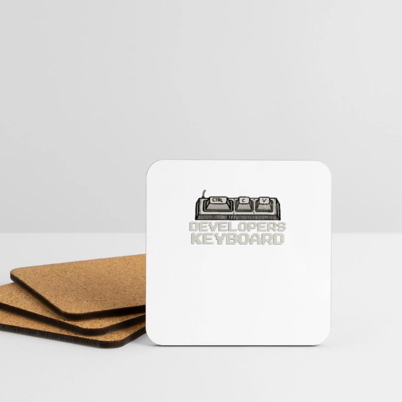 Développeur Coder Funny Programmation Humor Software Dessous de verre (lot de 4)