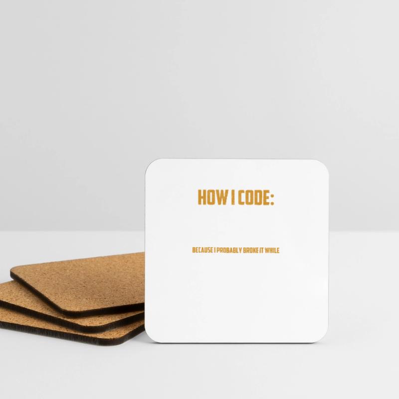 Programmer Coder - Developer Programming Coding Coasters (set of 4)
