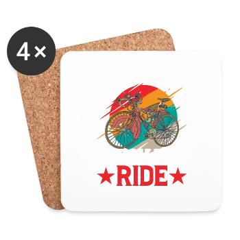 Life Is A Journey, Enjoy The Ride 5 - Coasters (set of 4) - white - Front