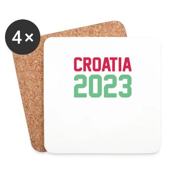 Croatia 2023 Krone - Coasters (set of 4) - white - Front
