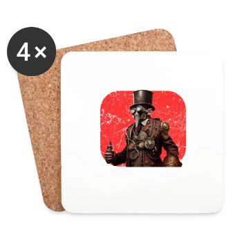 Doctor Doctor Nurse Nurse Medicine - Coasters (set of 4) - white - Front