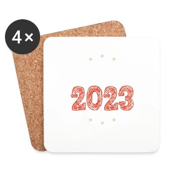 Croatia 2023 - Coasters (set of 4) - white - Front