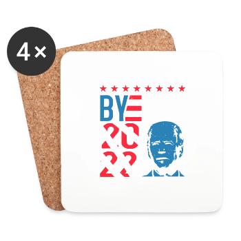 BYEDON 2022 - Dessous de verre (lot de 4) - blanc - Devant