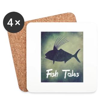 Angling - Coasters (set of 4) - white - Front