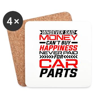 Whoever Said Money Can't Buy Happiness 1 - Coasters (set of 4) - white - Front