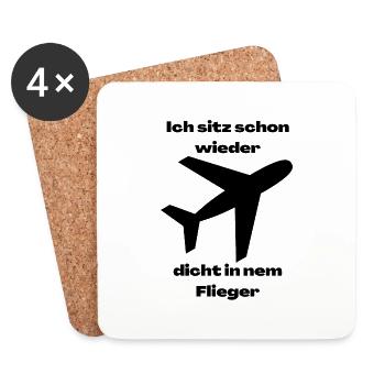 Auf nach Mallorca! Für Malle Fans - Partydesign! - Untersetzer (4er-Set) - Weiß - Vorne