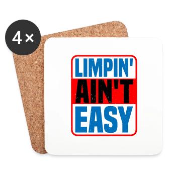 Limpin' Ain't Easy 17 - Untersetzer (4er-Set) - Weiß - Vorne