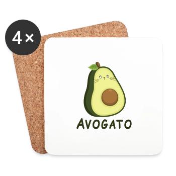 Avogato - Untersetzer (4er-Set) - Weiß - Vorne