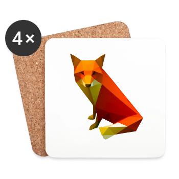 Fox - Untersetzer (4er-Set) - Weiß - Vorne