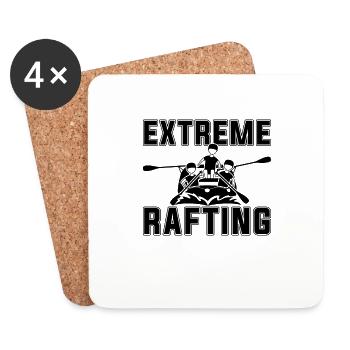 Extreme Rafting Canoeing Paddling Rafting Lover - Coasters (set of 4) - white - Front