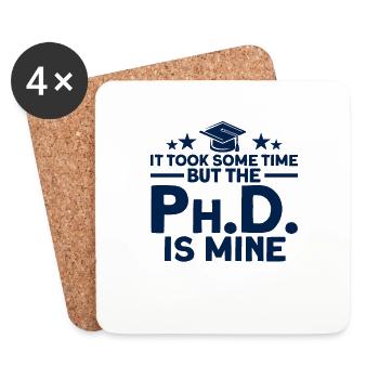It took some time Doctor gift - Coasters (set of 4) - white - Front