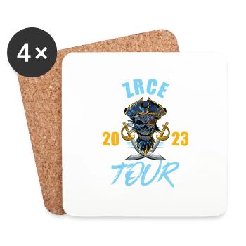 Zrce Party 2023 Skeleton - Coasters (set of 4) - white - Front