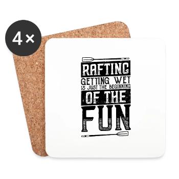 River Rafting - Coasters (set of 4) - white - Front