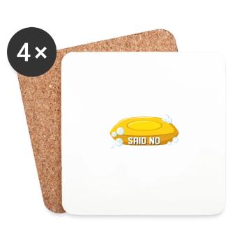 I Am Sick Of Soap Said No Soap Maker Ever Soapmaki - Untersetzer (4er-Set) - Weiß - Vorne