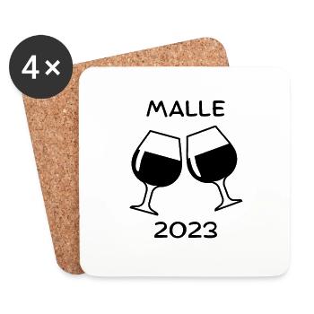 Auf nach Mallorca! Für Malle Fans - Partydesign! - Untersetzer (4er-Set) - Weiß - Vorne